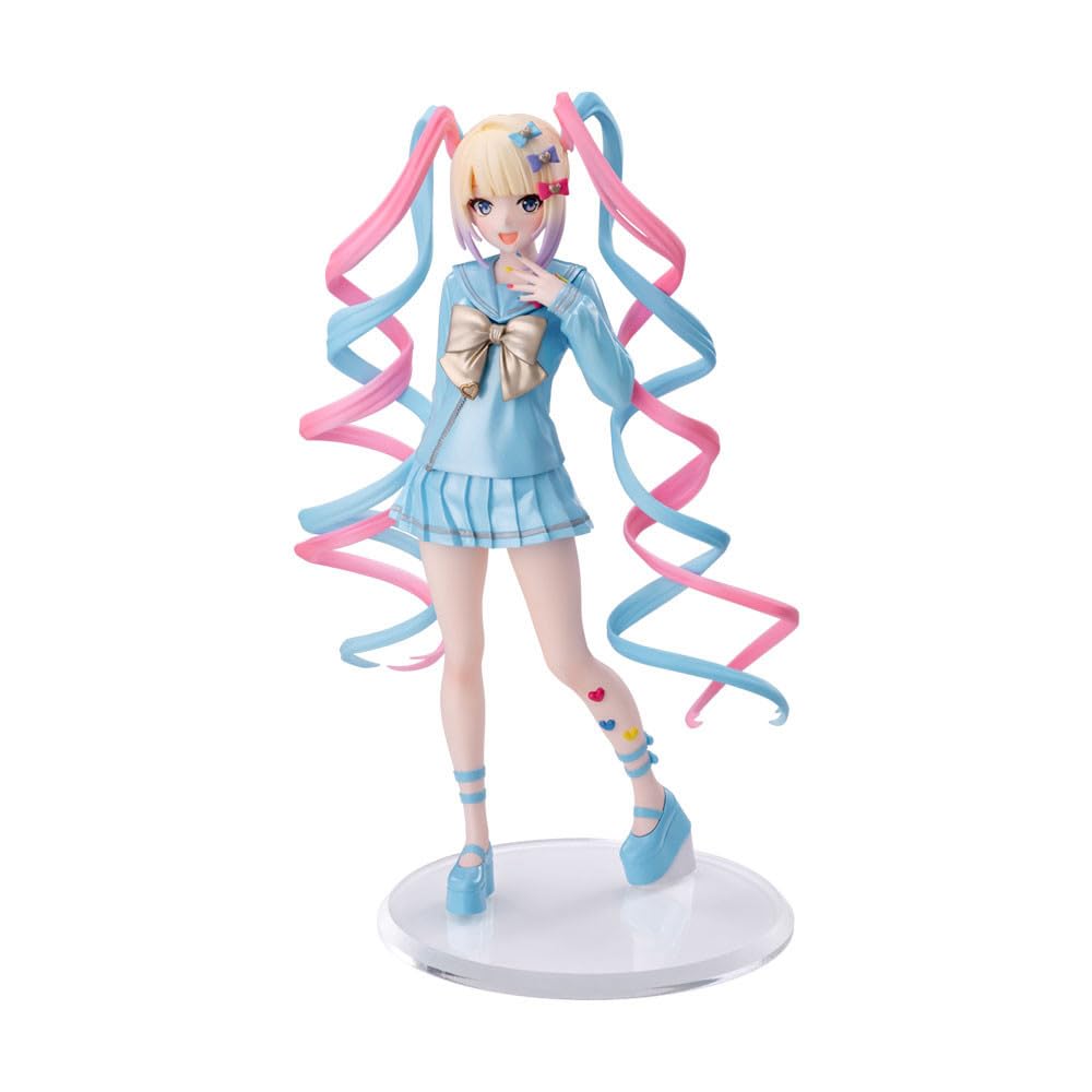 SEGA Needy Streamer Overload Luminasta OMGkawaiiAngel figure on display for collectors.