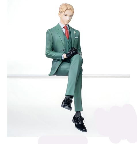 Loid Forger perching figure from SEGA enhances shelf display and fan appeal.