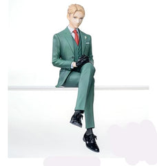 Loid Forger perching figure from SEGA enhances shelf display and fan appeal.