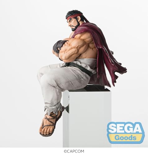 SEGA Street Fighter 6 PM Ryu figure side view, shows detailed sculpt for fans.