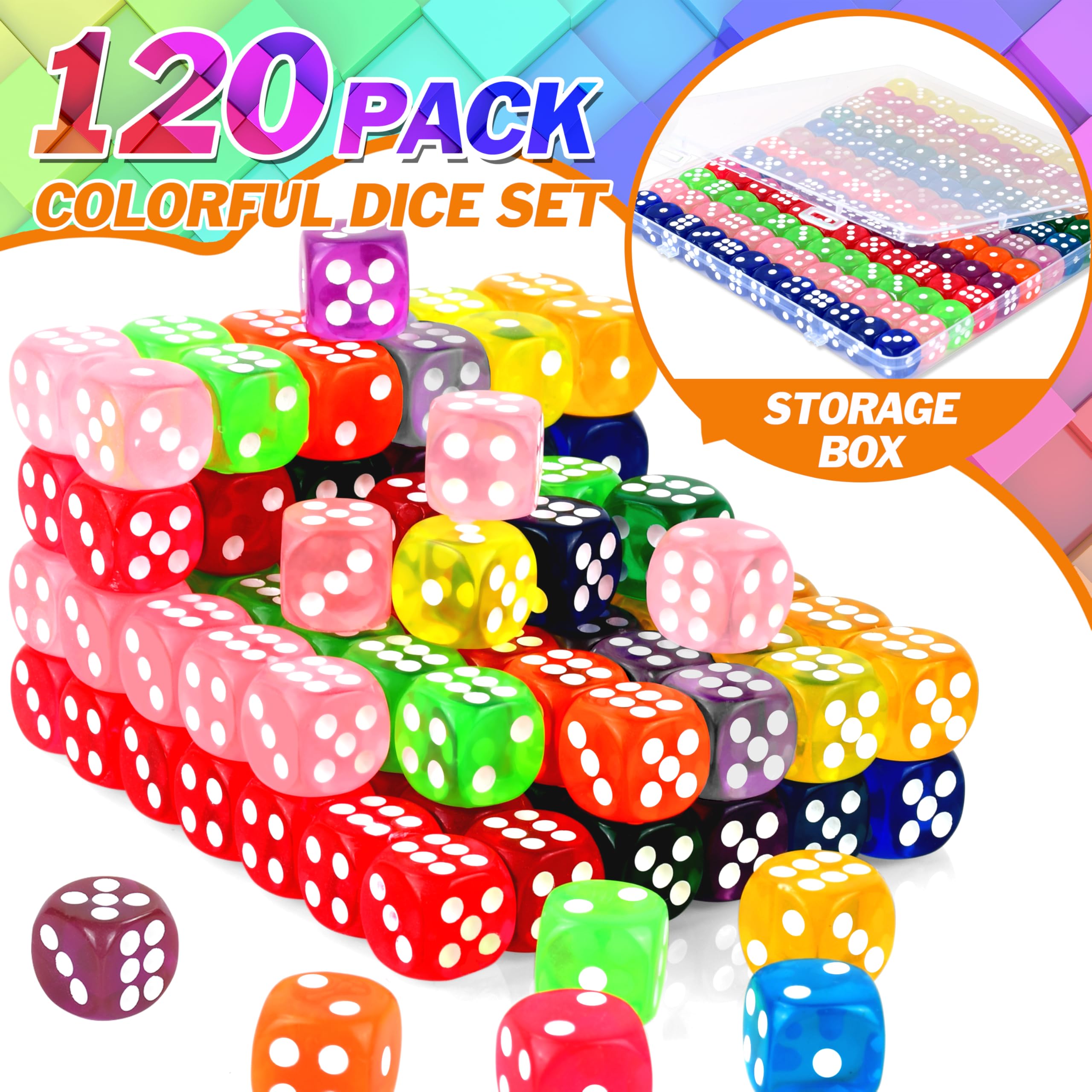 Seifar 14mm dice with throwing-weight design for smooth rolls.