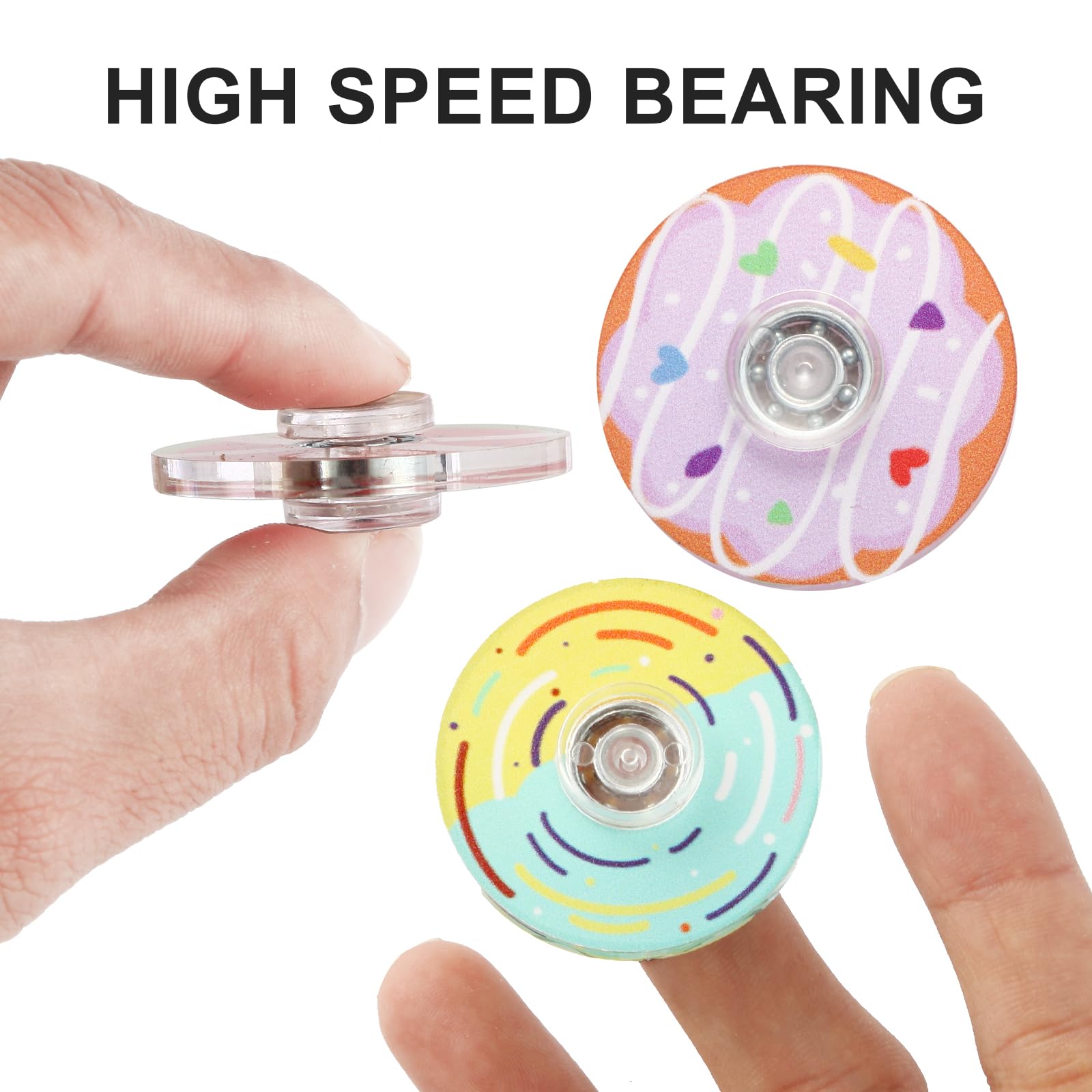 Seilaiap colorful fidget spinners variety suitable for kids and teens