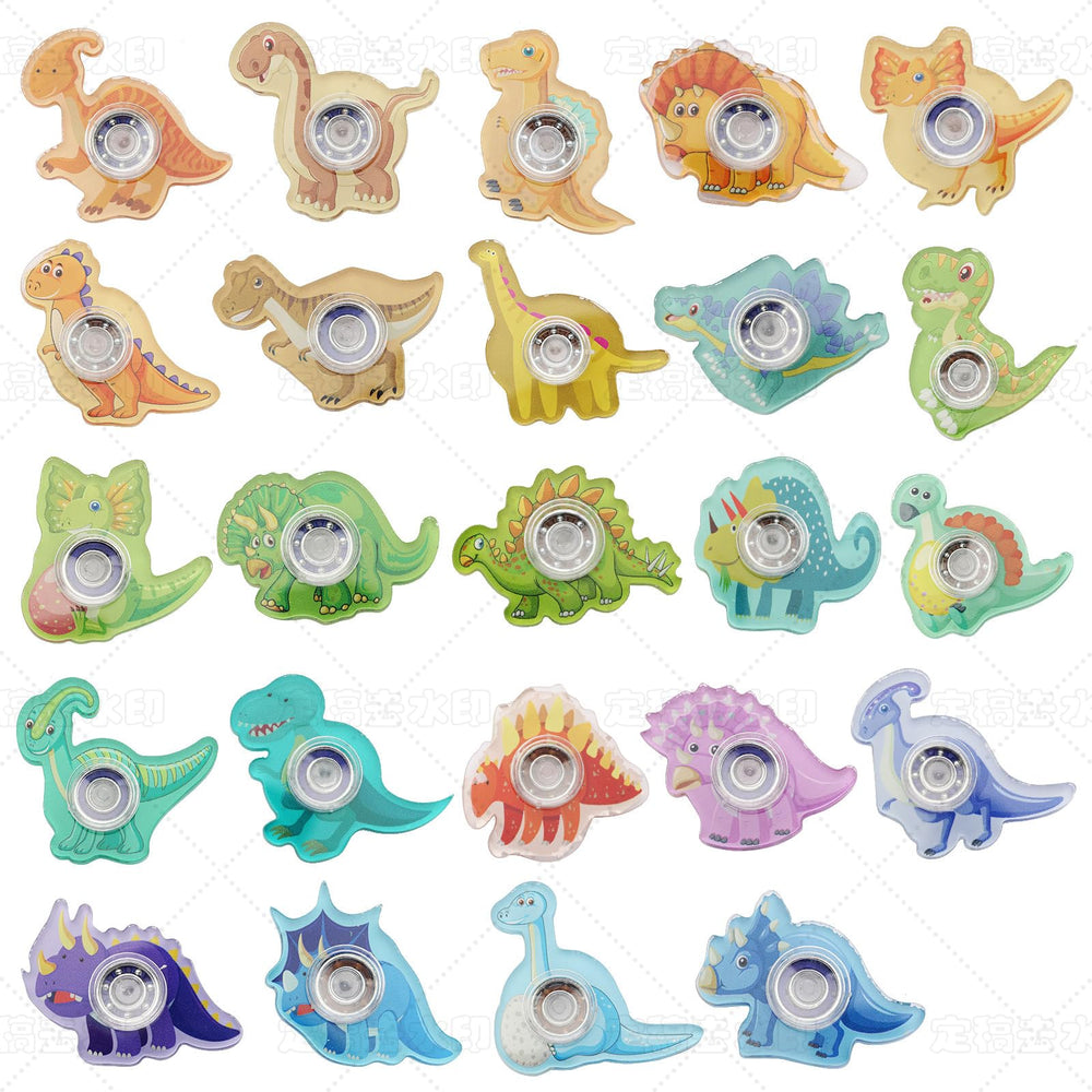 Seilaiap dinosaur fidget spinner set with bright designs for classroom rewards and focus.