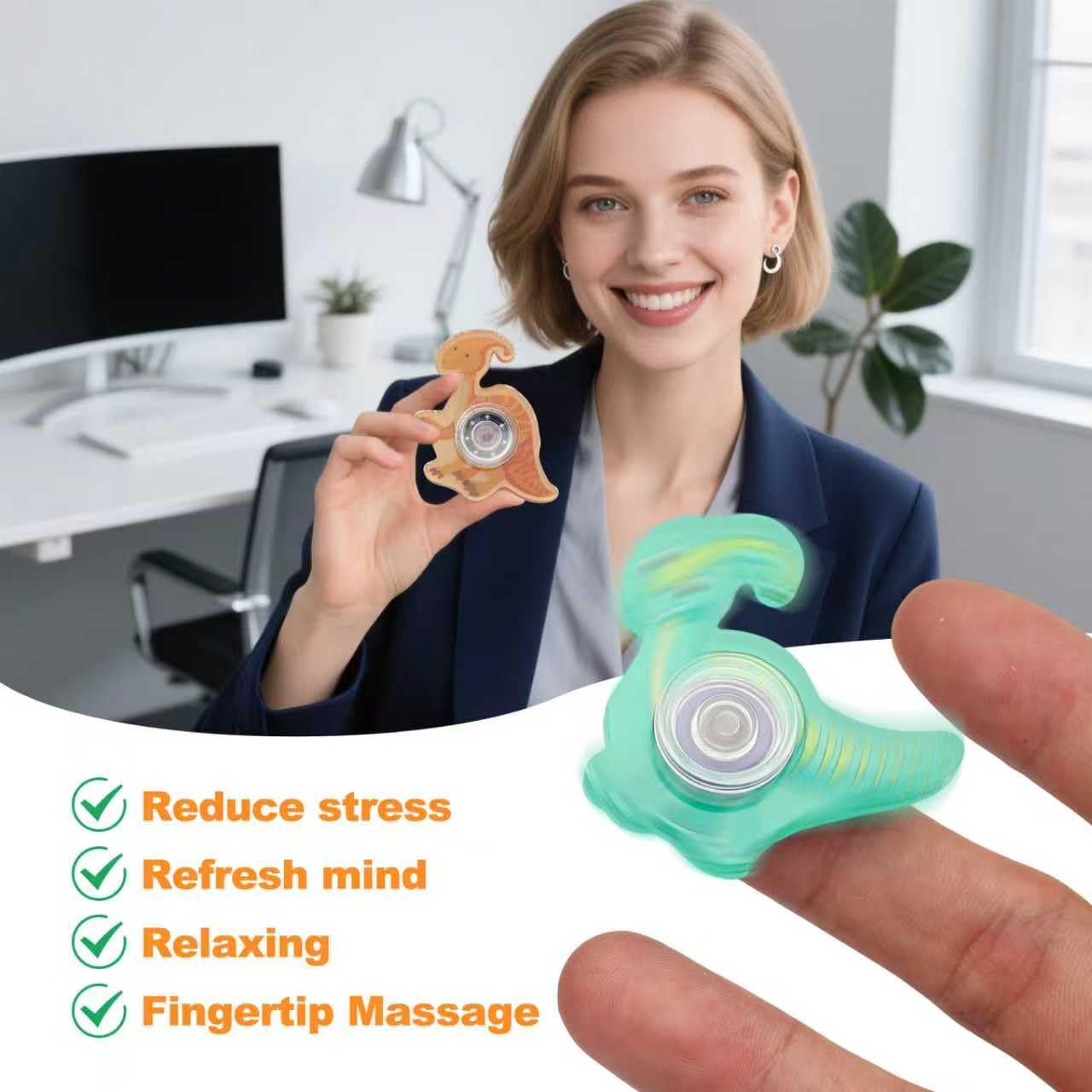 Seilaiap fidget spinner pack promotes focus during lessons or home activities.