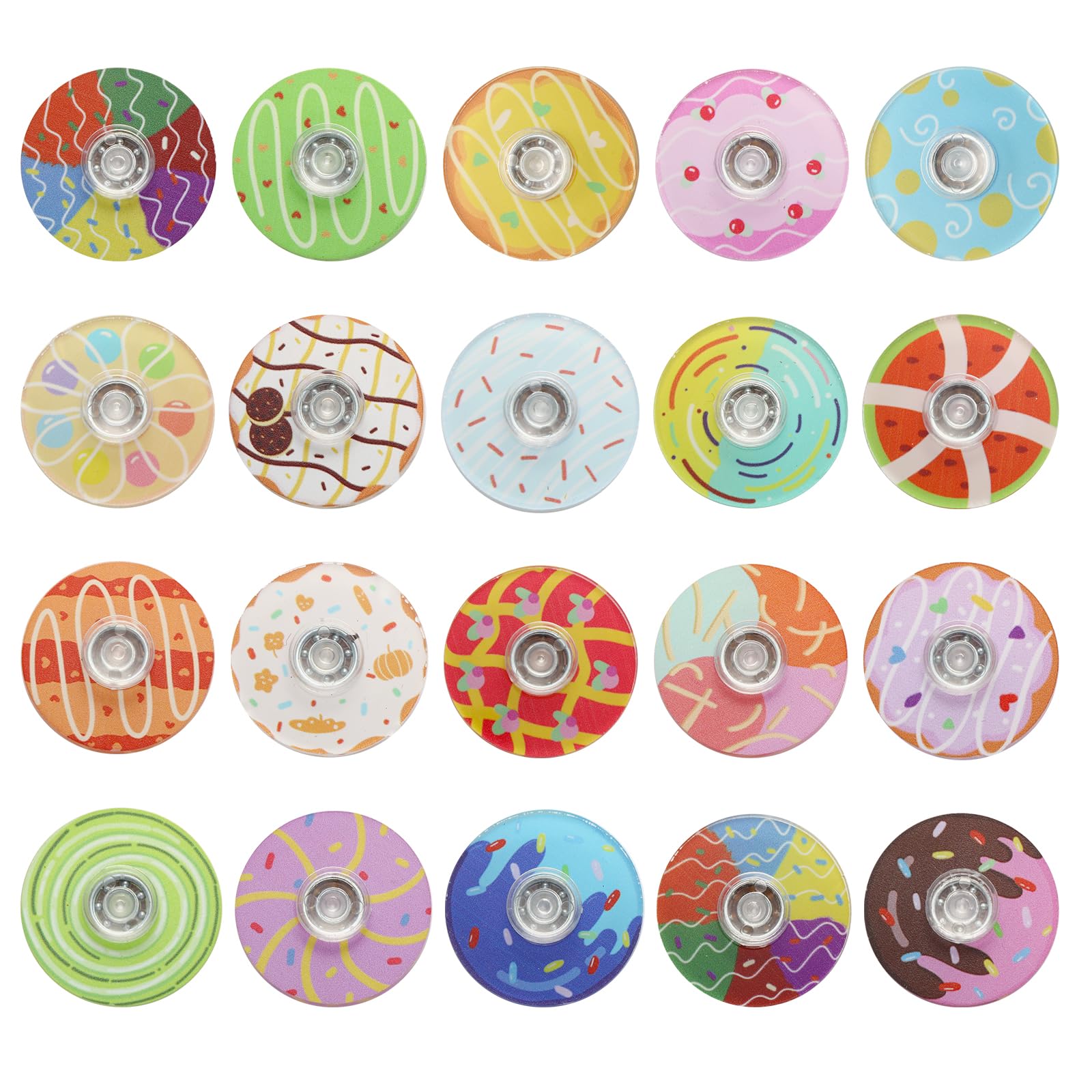 Seilaiap mini fidget spinner collection in bright colors for on-the-go focus