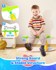 Doodle board displays early strokes and shapes with ease.