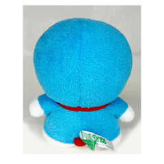 Sekiguchi Doraemon plush face detail emphasizing friendly expression