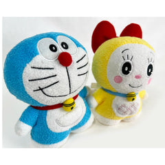 Sekiguchi Doraemon plush size comparison for scale reference