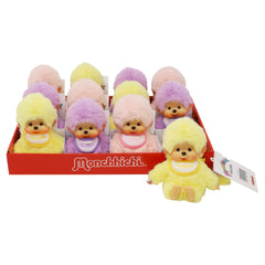 Sekiguchi Monchhichi Original assorted colors, 15 cm plush toy, a nostalgic gift idea.