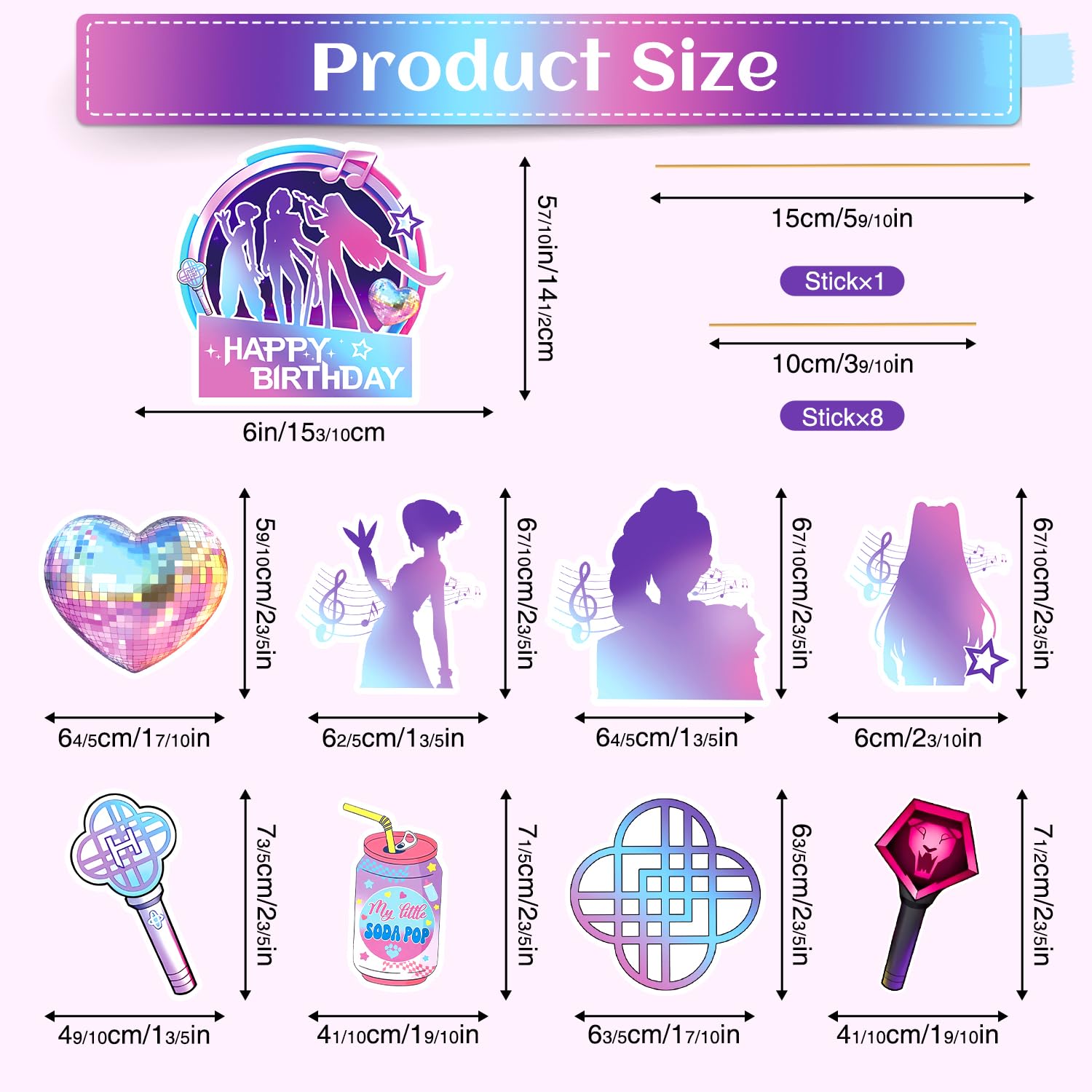 SEL movie cupcake topper design-1 adds charming flair to desserts.