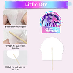 SEL movie cupcake topper design-3 creates eye-catching party accents.