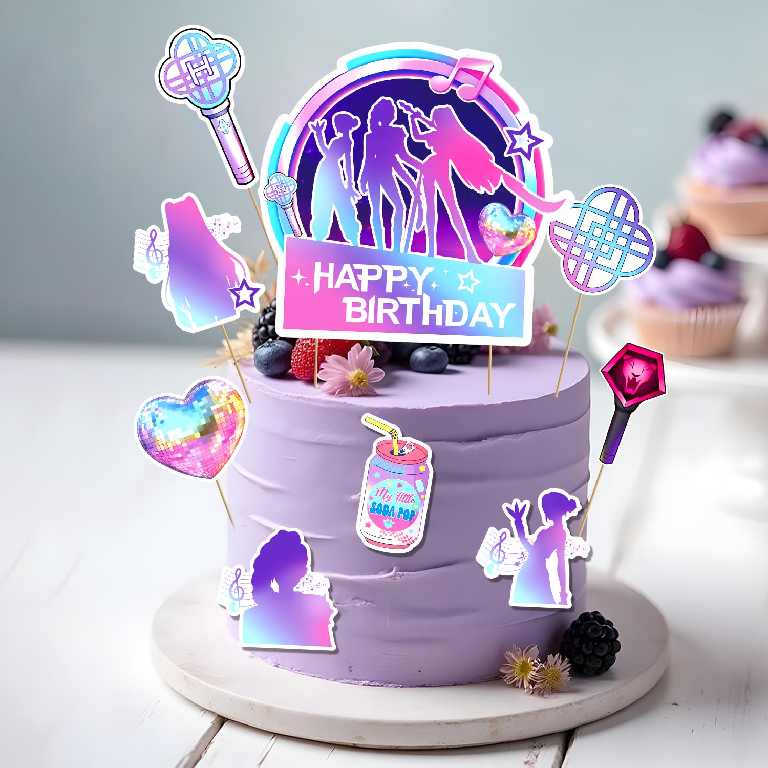 SEL movie cupcake topper design-6 keeps desserts looking delightful.