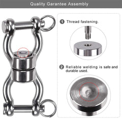 SELEWARE swivel demonstrates 360-degree rotation with a compact, balanced profile.