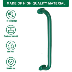 SELEWARE 6-pack 17-inch green handles installation with included screws