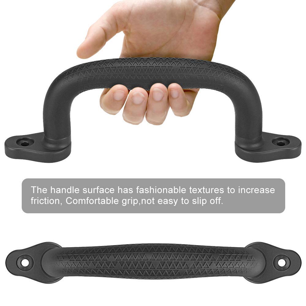 SELEWARE backyard setup with playground safety handles for better footing