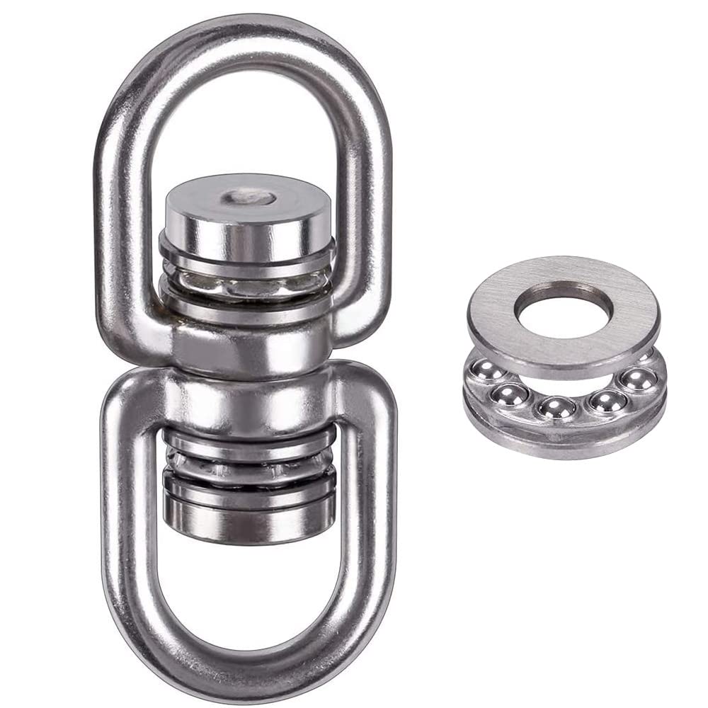 SELEWARE bearing swing swivel enables smooth 360° rotation for swings and hammocks.