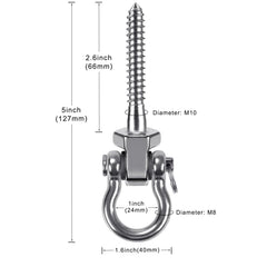 Durable SELEWARE hardware for playground, yoga, and hammock setups