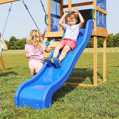 SELEWARE Green Playground Safety Handle attachment screws shown, quick secure mounting.