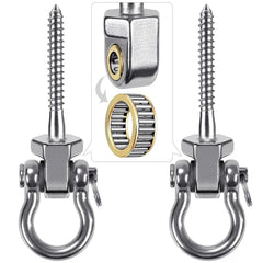 SELEWARE heavy-duty swing hangers with bearings enable quiet, smooth outdoor mounting.