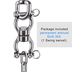 SELEWARE heavy-duty swivel rated up to 1,200 lbs for swings and hammocks.