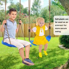 SELEWARE blue two-pack seats fit indoor and outdoor playgrounds