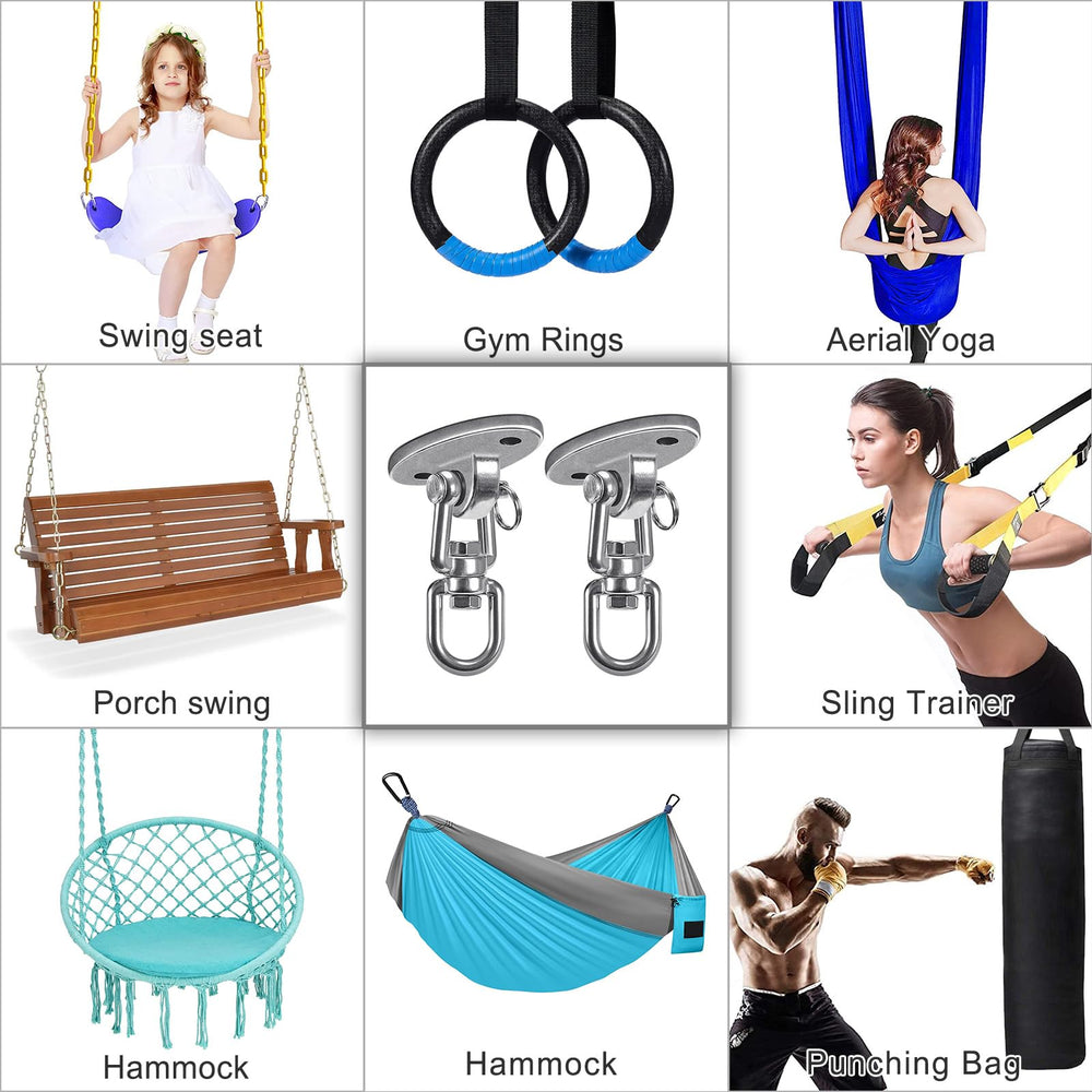 SELEWARE indoor outdoor swing mount suitable for hammock chairs and more.