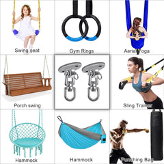 SELEWARE indoor outdoor swing mount suitable for hammock chairs and more.
