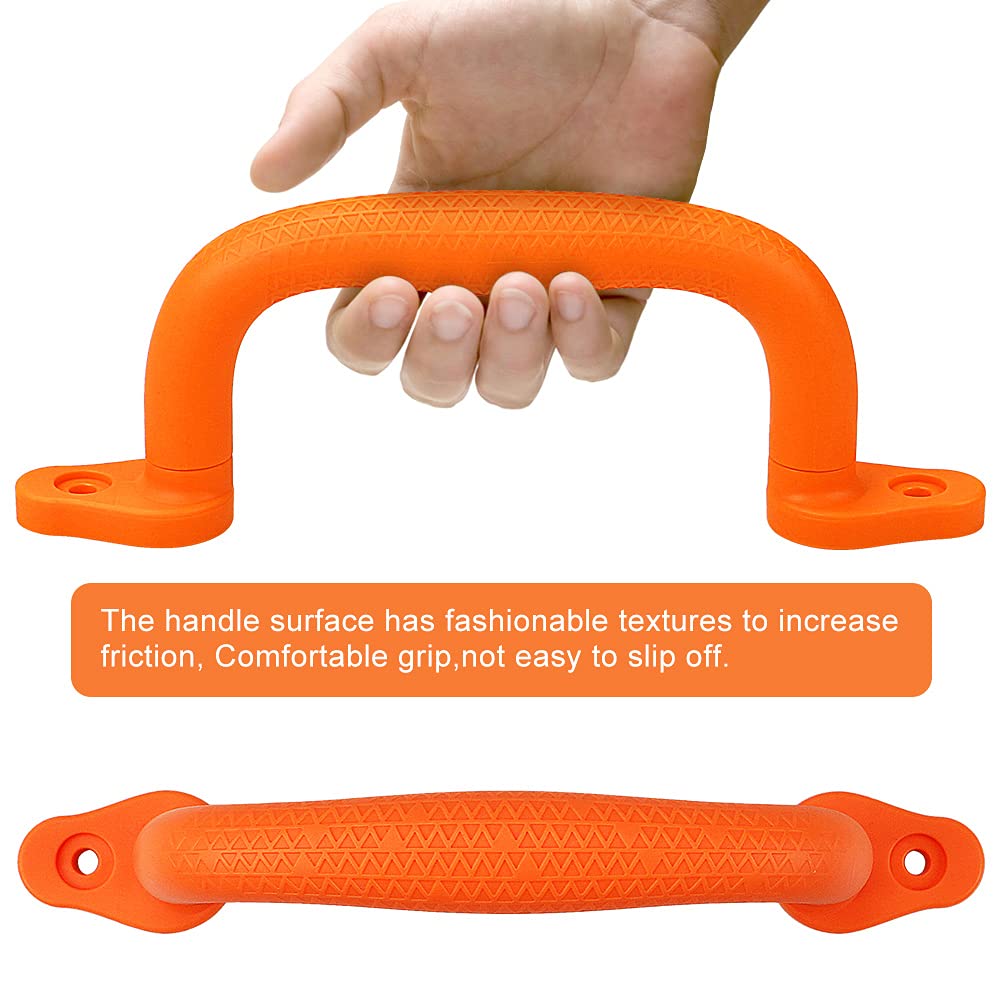 SELEWARE Orange handle used indoors or outdoors with playsets and treehouses.