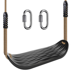 SELEWARE plastic swing seat non-slip design for safer backyard play