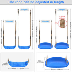 SELEWARE adjustable rope with soft-grip ends supports safe height setup