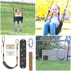 SELEWARE two-pack swing set accessories for family outdoor play