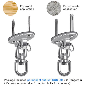 SELEWARE yoga silk or trapeze setup supported by durable hardware.