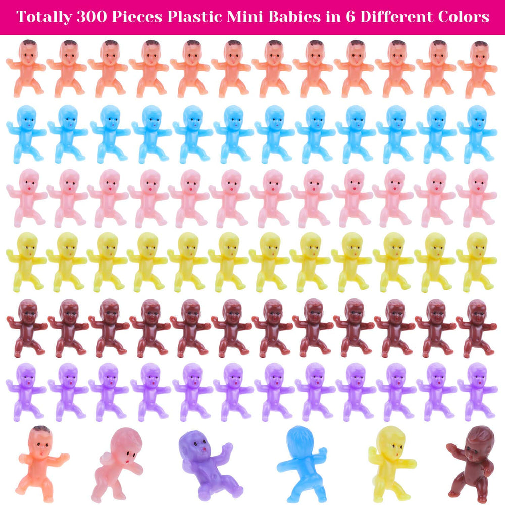 Selizo mini babies come in six colors for playful party color schemes.