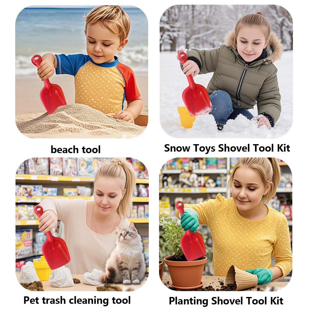 Selterm shovel in a child’s hands for effortless sand digging