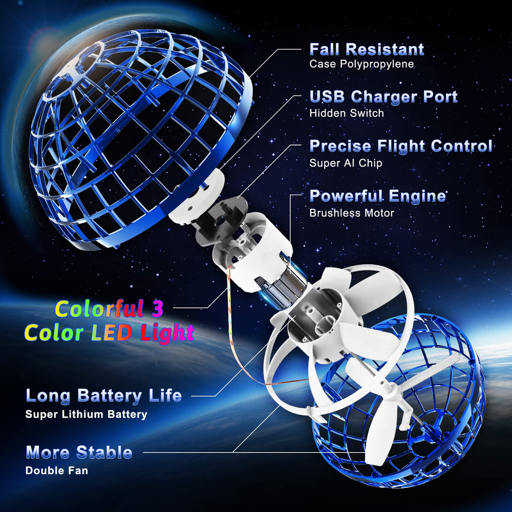 Semai hover boomerang spinner provides responsive control and returns to hand.