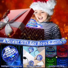 Semai LED night flight orb lights up for night-time fun.