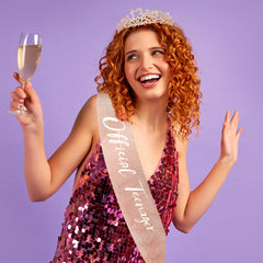 Semato 13th birthday crown on head creates a photo worthy centerpiece.