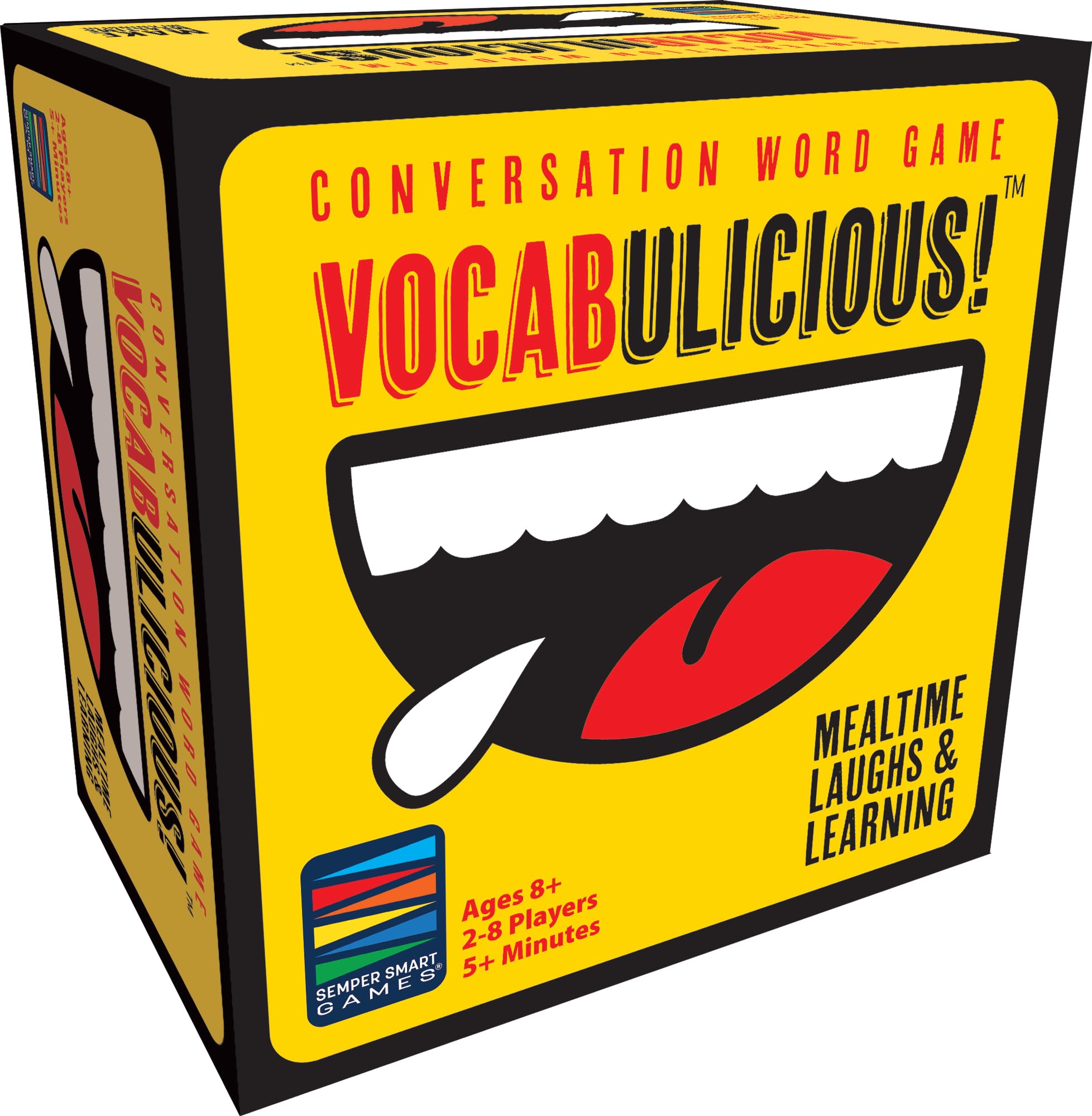 Semper Smart Games VOCABULICIOUS card collection sparks creative daily conversations.