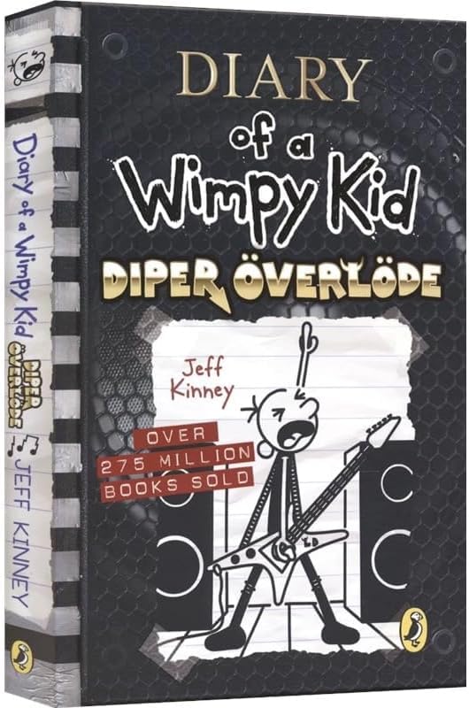 semyuin Diary of a Wimpy Kid box back info highlights contents and gift idea.