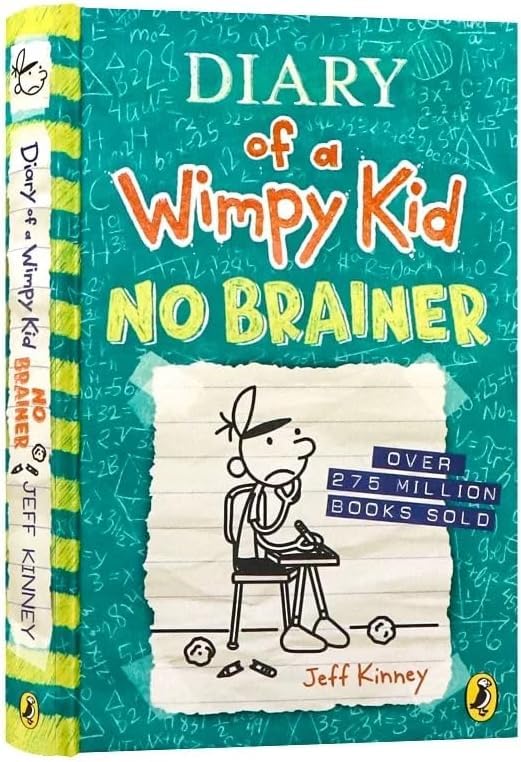 semyuin Diary of a Wimpy Kid paperback spine close-up shows durability and reader-friendly binding.