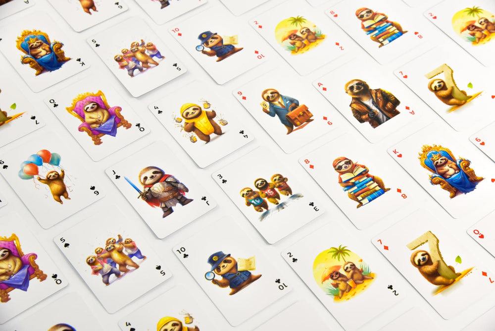 SEND A SLOTH handheld game setup invites quick rounds anywhere.