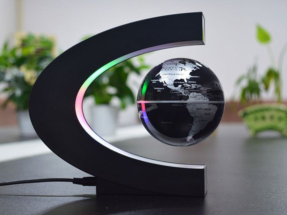 Senders package contents include globe, frame, adapter, and manual for setup