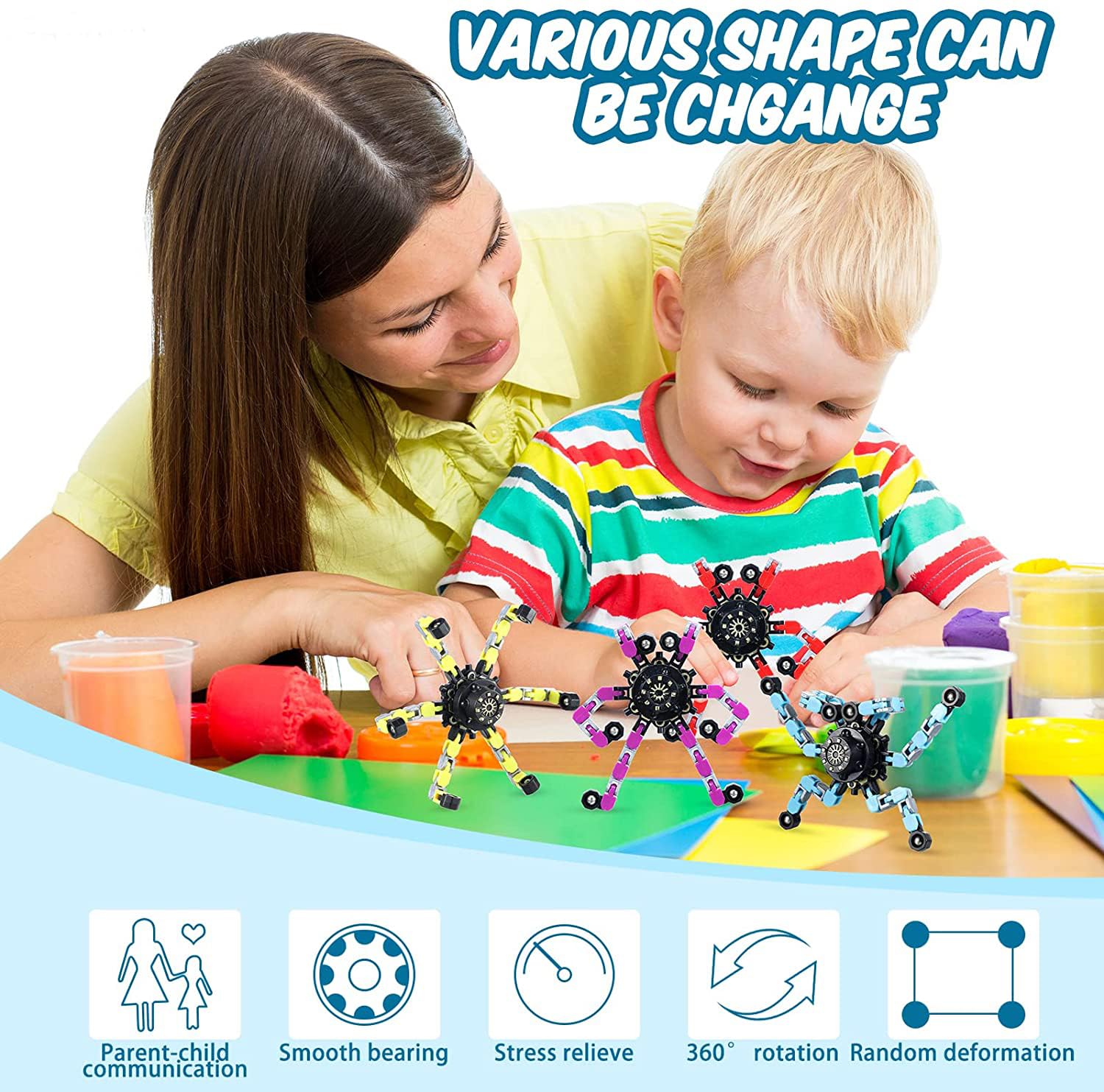 Sengtin pocket-sized fidget toy pack ideal for desks, bags, and travel.