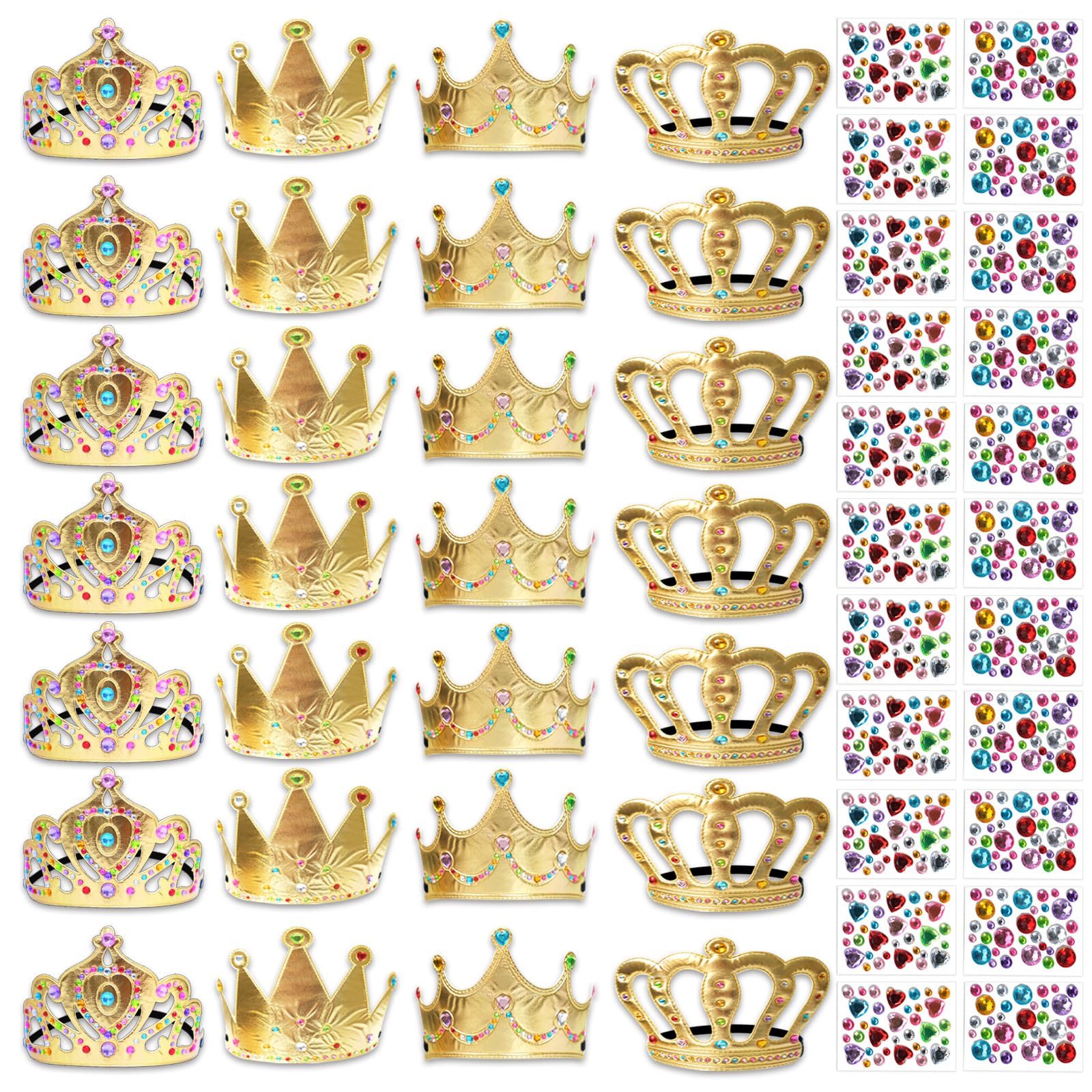 SENONAPO foam crowns kit packaging for quick party setup and gifting