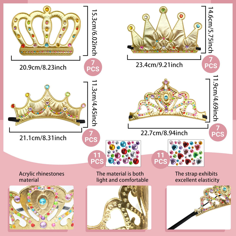 SENONAPO gem stickers variety colorful rhinestones for creative crown design