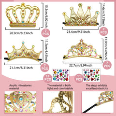 SENONAPO gem stickers variety colorful rhinestones for creative crown design