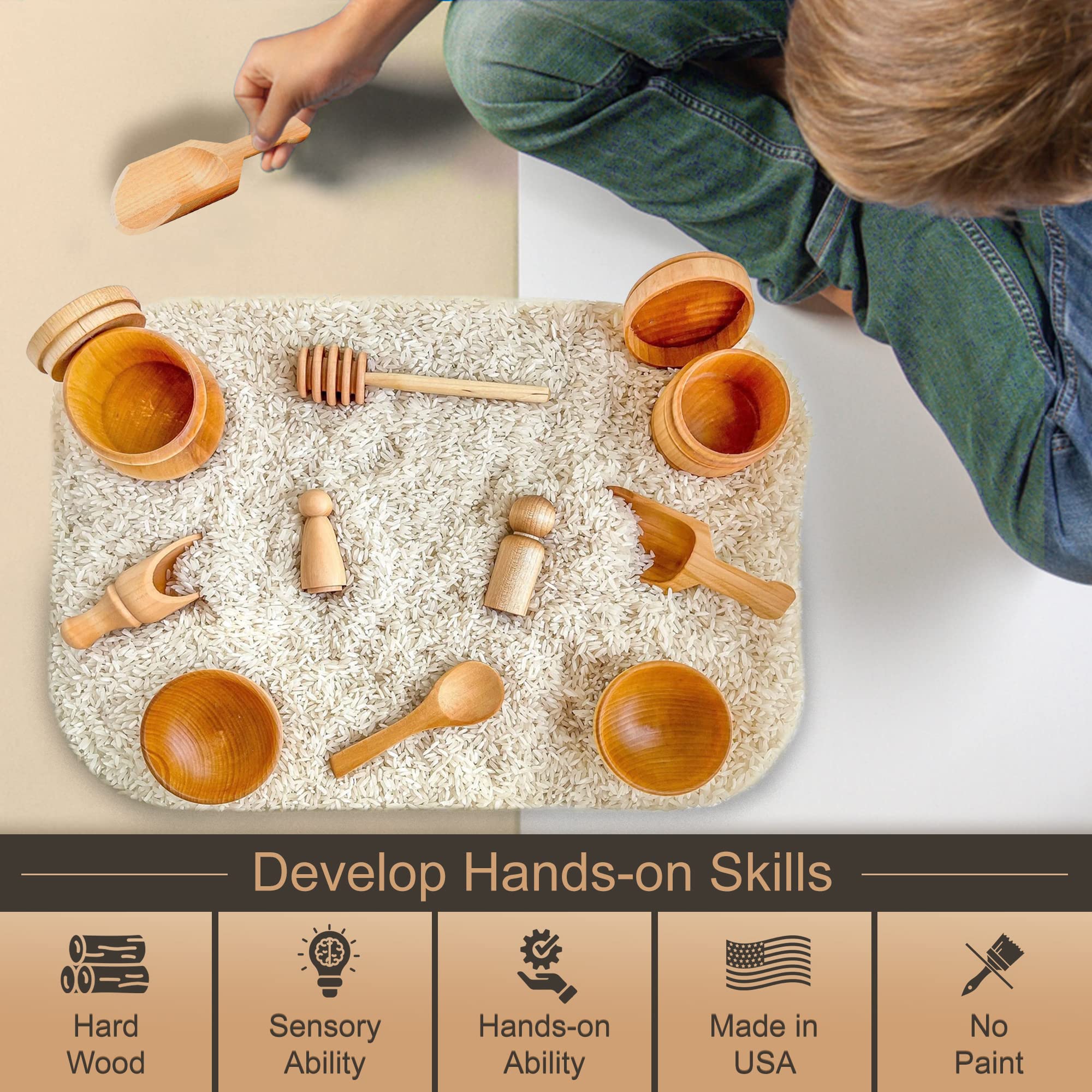 Sensory-N-Stuff supports imaginative play during sensory tasks.