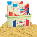 Sensory Sand bulk 10 pounds container with lid for easy storage and repeated play.