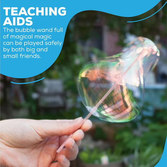 SENSORY4U magic rainbow bubble wand sparks colorful party moments