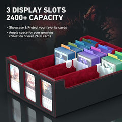 SENVINI 24 dividers categorize cards for fast finding